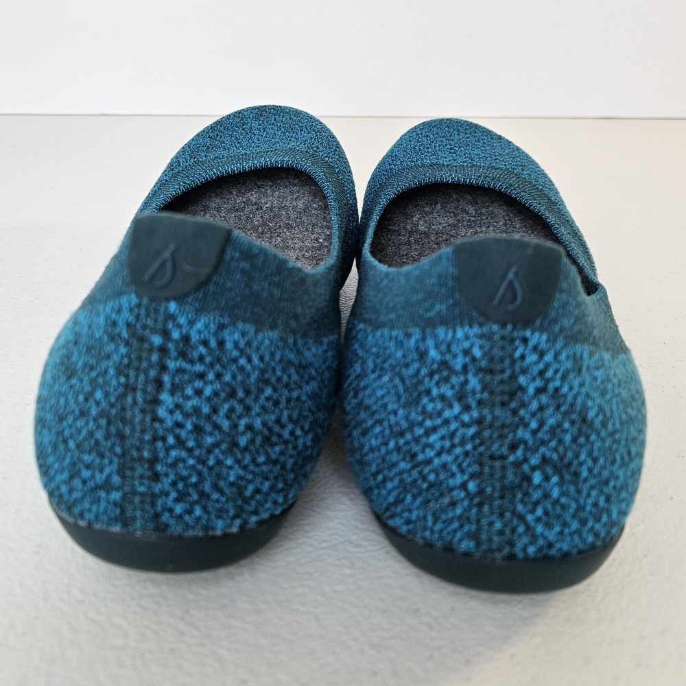 Allbirds Tree Breezers Ballet Flats Deep Emerald Teal Comfortable Washable 7 - Picture 6 of 11